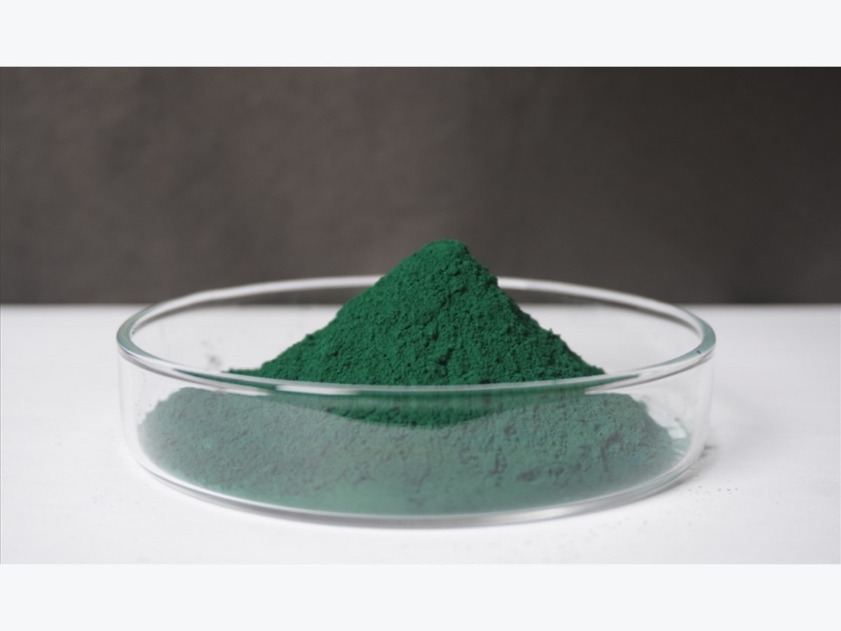 GREEN S5605 original catalog pigment powder sample