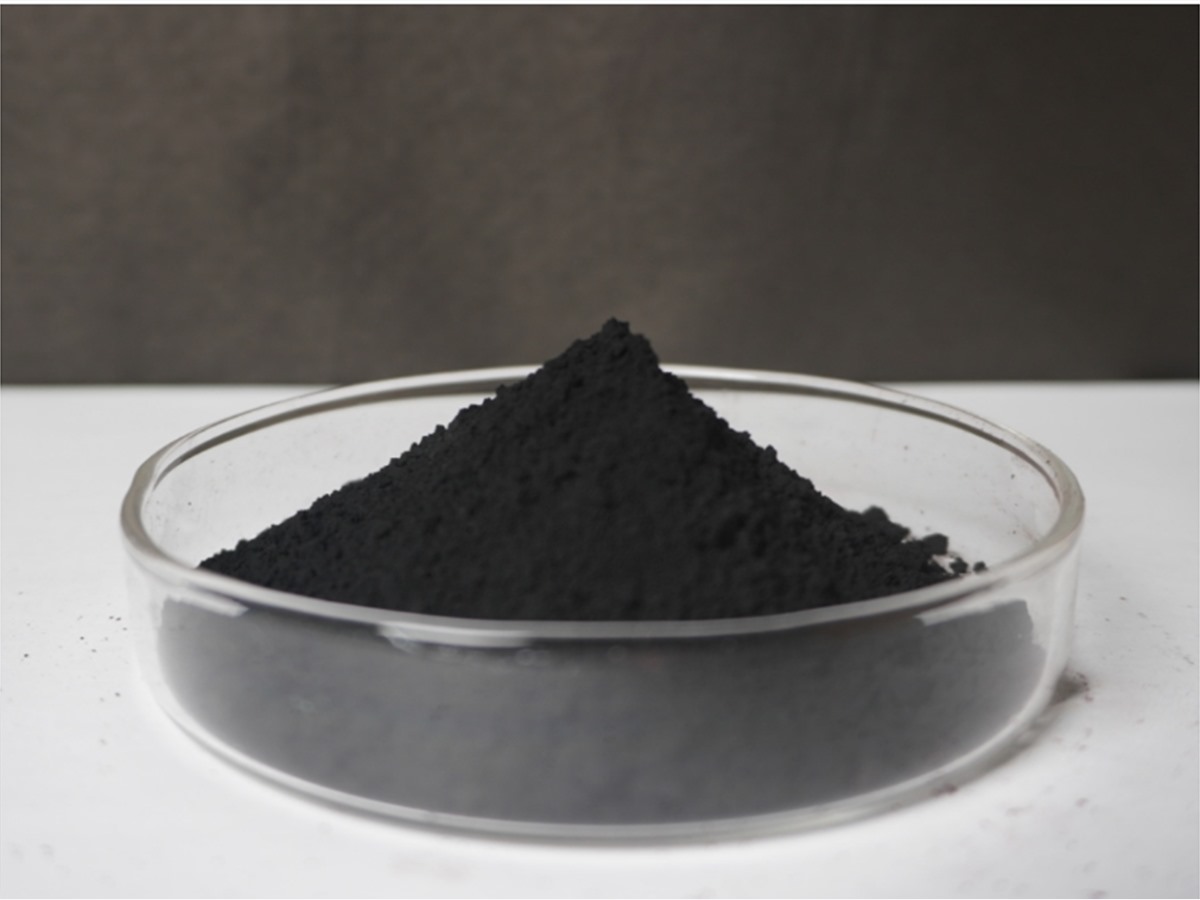 TC820 catalog carbon black powder sample